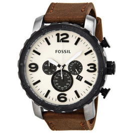 Bracelet de montre Fossil BQ1712 Cuir Brun 24mm